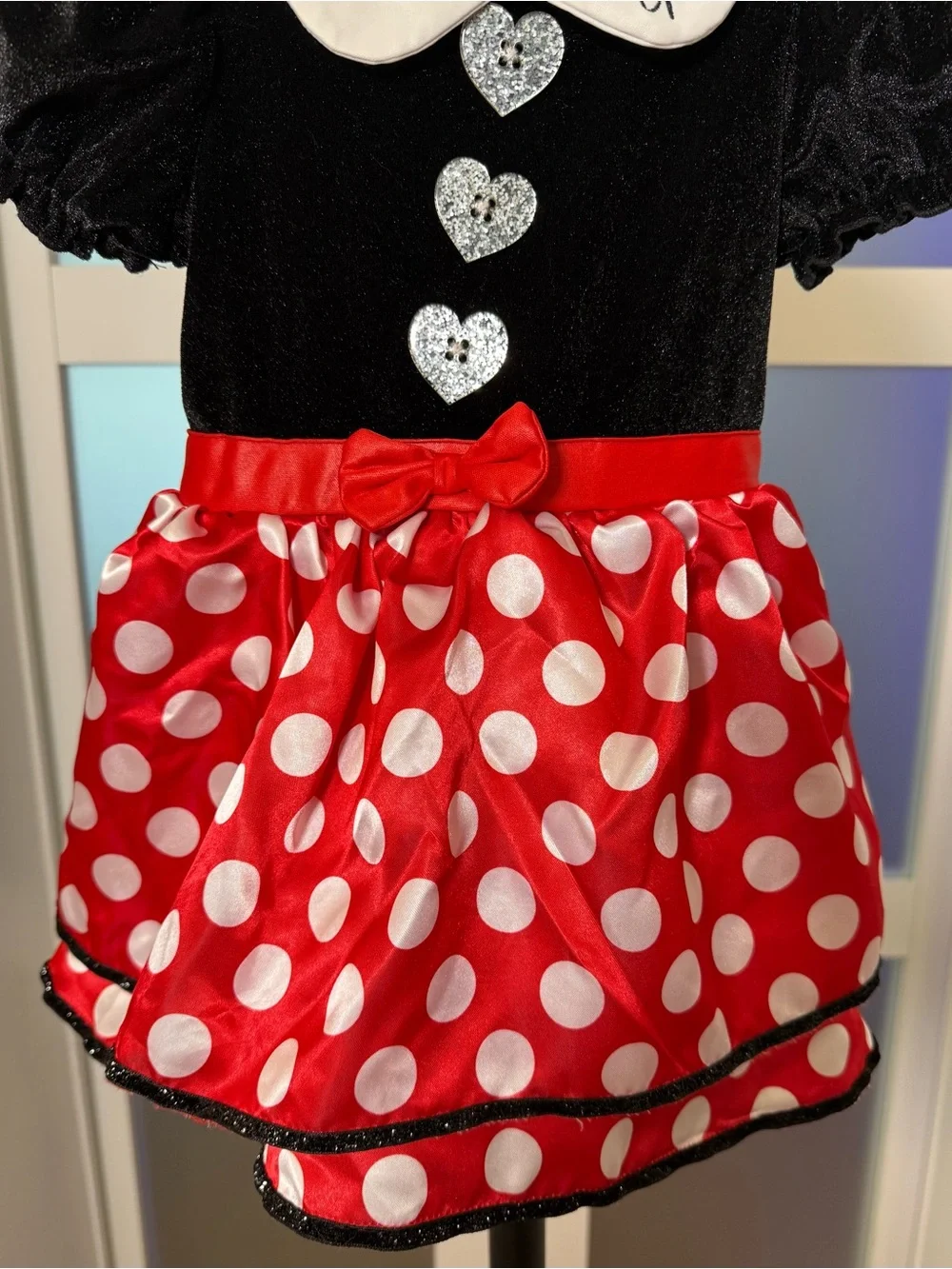 Disney Mickey and Friends Minnie Mouse Dress Costume, Size 18-24 Months.